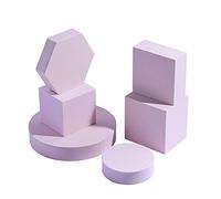 Gisela shop - Set di 6 decorazioni per fotografie, in schiuma, colore: rosa