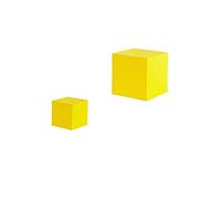 Gisela shop - Set di accessori per foto in schiuma, per esporre la bella del tuo prodotto (cubo, 2 pezzi)