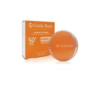 GISÈLE DENIS - Crema Compatta 10 gr, Fondotinta Compatto e Protezione Solare Viso, Colore Chiaro-Medio e SPF 50+, con Vitamina E, per Pelle Media, Fondotinta Viso, Abbronzatura Naturale
