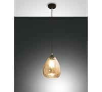 FABAS LUCE Gisella lampada a sospensione E27 1 x 40 W Ø20 cm, 3518-40-125, Gisella [Lampade per Interni > Lampade a Sospensione]