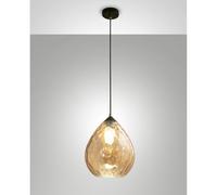 Gisella Sospensione Ambra D260 Collezione Gisella Vetro Soffiato 1 Luce Elegante