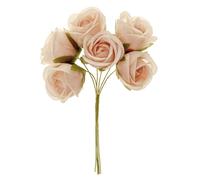 GISELLE 72 FIORI artificiali per BOMBONIERA 3.5 cm colore PESCA 1CUZ