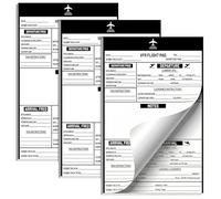 gisgfim 3 blocchi VFR Blocco note per pilota ginocchiera pilota diario di bordo professionale Ginocchiera Aviazione Accessori per aerei per borsa da volo Aggiunta alla ginocchiera aviazione Ottimo