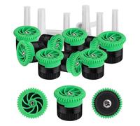 Gishbjka 10 Pezzi Ugelli Ad Variabile, Testine di Ricambio per Irrigatori A Scomparsa per di Prati da Giardino (12AN) Verde
