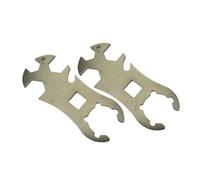 Gishbjka Chiavi per Regolatori Chiave per Cilindro in Acciaio Inossidabile Chiave per Bombola di Ossigeno Chiave per Bombola di Ossigeno Utensile Portatile Multifunzionale