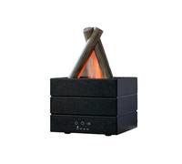 Gishbjka Con e Luce Diffusore di Fragranze Umidificatore di Nero