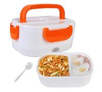 Gishbjka Contenitore per Pranzo Elettrico Riscaldato Viaggio per Auto Riscaldamento Bento Box per Auto Presa Scaldavivande Contenitore per Alimenti A Riscaldamento Rapido