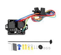 Gishbjka Controllore di Temperatura per Ventola del Radiatore Termostato Digitale Regolabile DC-0444