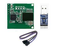 Gishbjka Sensore Radar A Onde Millimetriche LD6001C A 60 GHz + Modulo Sensore di Flusso Passeggeri con Scheda CH340, Sensore di Presenza Umana per Statistiche di Flusso di Ingresso/Uscita.