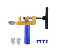 Gishbjka Tagliapiastrelle 2-In-1 In Ceramica e Vetro - Set di Tagliapiastrelle Portatile con Punta Diamantata per Taglio Piastrelle