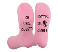 Gishnia Regalo Donna Compleanno,Calze Divertenti,Idee Regalo Mamma Nonna Maestre Zia Sorella Amica Colleghe Moglie Figlia Natale San Valentino,Regalo 30 40 50 60 Anni Donna