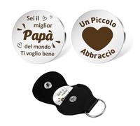 Gishnia Regalo Papà - Regalo Papa Compleanno Natale,Festa Del Papa Idee Regalos,Regali Per Papà,Un Piccolo Abbraccio,Regali Papa Natale Originale