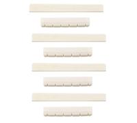 Gisoanudt 4X Bianca Chitarra Parte 6 String Chitarra Classica Ponte Azzurro E Dado Avorio Set