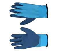 Gissroys 1 paio/2 paia di guanti termici impermeabili con fodera calda isolata, doppio rivestimento in lattice, anti-scivolamento, lunghezza di congelamento flessibile e calda
