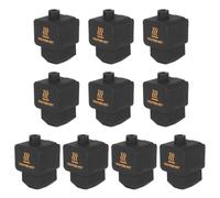 Gissroys 10 pezzi di calzini in silicone per estrusore, blocco di riscaldamento termico, copertura per blocco di riscaldamento, per accessori H2D