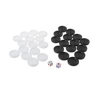 Gissroys 30 pezzi/Set Children's Educational Strategy Toy Giocattolo Nero Bianco Western Backgammon Development Bambini Abilità Regali Bambini Volare Gioco di Scacchiera