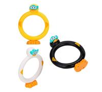 Gissroys 3pcs Immersione Anelli Giocattoli Subacquea Respiro Sfida Giocattoli Per Bambini Gioco D'Acqua Enduranza Nuoto Dirving Skills Beach Bacchetta Da Immersione Per Bambini