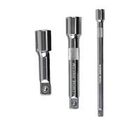 Gissroys 3pieces 3/8 "o 1/2" unità bastone multiuso a cricchetto, asta di prolunga 3 lunghezze per varie applicazioni, strumenti di riparazione automobilistica