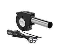 Gissroys 9733 5 V Ventilatore turbo portatile in plastica con tre opzioni di velocità, ideale per la cottura all'aperto e carbone, ventola controllata per barbecue