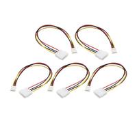 Gissroys Adattatore da 4 pin Big to Small Power Supply Cable for Computer Floppy Drive Connector PC Power Supply Adapter