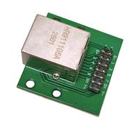 Gissroys Adattatore porta RJ45 8Pin avanzato declassamento minimo dei segnali per applicazioni di comunicazione Ethernet Superior Splitter Ethernet