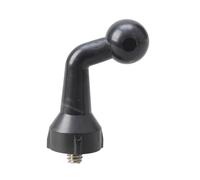 Gissroys Adattatore universale per gomito a sfera da 17 mm, con vite maschile da 1/4, per smartphone, tablet, auto, supporto fotografico, accessorio flessibile per telefoni