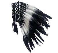 Gissroys Autentico Piumato Copricapo Per Festival E Feste Stili Etnici Copricapo Spiegazioni Dei Capelli Per Gli appassionati di Moda Pratico Costume Copricapo