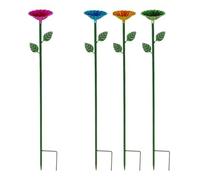 Gissroys Barche in metallo multicolore per aspirare le mosche per l'abbellimento del giardino e per sostenere le farfalle. Struttura decorativa regina di irrigazione