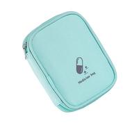 Gissroys Borsa da viaggio Primo Aid Aid Borsa Vuota Medicina Borsa di Stoccaggio Con Più Scomparti Piccola Borsa di Primo soccorso Con Cerniera First Bag, verde, Bellezza di massa