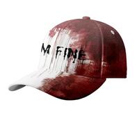 Gissroys Cappello da baseball con stampa sanguigna unica per Halloween Cappellini da baseball regolabili per uomini e donne Costume unisex