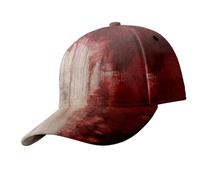 Gissroys Cappello da baseball con stampa sanguigna unica per Halloween Cappellini da baseball regolabili per uomini e donne Costume unisex