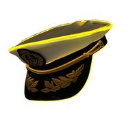 Gissroys Captain Headwear Cosplay ha condotto un illuminato per gli amanti dei trend setter e delle feste per cercare unicità LED Light Up Caps