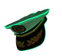 Gissroys Captain Headwear Cosplay ha condotto un illuminato per gli amanti dei trend setter e delle feste per cercare unicità LED Light Up Caps