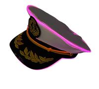 Gissroys Captain Headwear Cosplay ha condotto un illuminato per gli amanti dei trend setter e delle feste per cercare unicità LED Light Up Caps
