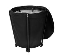 Gissroys Cestino portatile può contenere il bidone della spazzatura pieghevole, secchio rotondo da campeggio, facile da installare facilmente rotondo