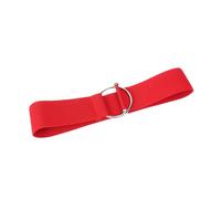 Gissroys Cintura elastica regolabile in vita, vestibilità comoda, cintura di supporto elastica per donna e donna, unisex, taglia elastica, Colore: rosso, Taglia unica