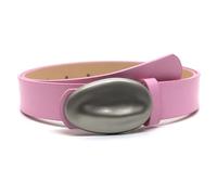 Gissroys Cintura in vita alla moda con fibbia ovale in metallo, semplice cintura in similpelle PU tinta unita regolabile per donna accessorio elegante, b, Taglia unica