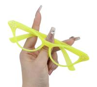 Gissroys Classici Occhiali Colorati Montatura Per Uomo E Donna Con Strass Per Feste A Tema Abbigliamento Quotidiano Occhiali Con Lenti Chiare