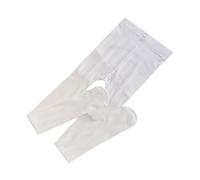 Gissroys Collant ad alta elasticità per danza del balletto Collant Studenti Balletto Sport Legging Calza Per Bambini Neonate Da 3 A 15 Anni Danza Traspirante, Bastoncini bianchi, M