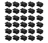 Gissroys Confezione da 30 morsetti per cavi fotovoltaici multiuso per il rimorchio procedimento di telaio esterno 25 x 16 mm, clip comoda