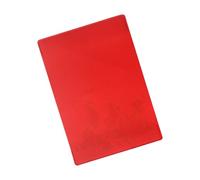 Gissroys Copri passaporti da viaggio per principianti, con design ricamato e scomparti per carte di credito, copertura per passaporto, rosso, taglia unica