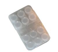 Gissroys Design semplice Acqua Prevent Lenti a Contatto Supporto Contenitore Con Strumento di Trasporto Pinzette Per Gli Studenti Di Ufficio Viaggio Utilizzare Antipolvere, trasparente, taglia unica