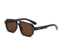 Gissroys Doppio raggio Occhiali Da Sole Ragazza Rettangolo Telaio Occhiali Adolescenti Hiphop Trend Night Club Party Occhiali Da Sole Per Adulti Adulti Adolescenti Piazza Per Le Donne Square Maschio