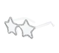Gissroys Elegante Star Cornice Glitter Trendy Occhiali Per Palcoscenico di Viaggio Musica Festival Foto Puntelli Fornitura Forma Stella Spiaggia Occhiali Da Sole Trendy Holiday