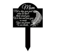 Gissroys Friedhofsfriedhof Dad Memorial Grave Stake Cemetery - Targa per la casa e il giardino