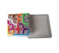 Gissroys Fun Creative Puzzle Game Gioco da tavolo Giocattoli Colorati Curve Giocattoli sofisticati Miglioramento del pensiero logico e spaziale