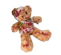 Gissroys Giocattoli Animali Ripieni Con Dettaglio Crudele Orso Moda Ciondolo Per Halloween Accessori Costumi E Regali Halloween Orso Disabile Sanguinoso Giocattolo Di Peluche Ferito, Taglia unica