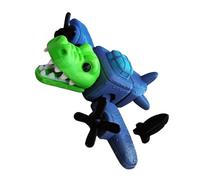 Gissroys Giunti mobili Combattenti alligatori Modello Figura Stampa Aereo Animale Statua Tavolo Decorazione Per Adulti Modello Ufficio Figure Giocattoli Per Adulti Bambini