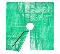 Gissroys Heavy Duty Garden Landscape TARP 78 7 "x78 7" per la potatura dei compiti con foro centrale da 12 pollici e sicurezza 4 fibbie angolari ritagliate telone Tarke