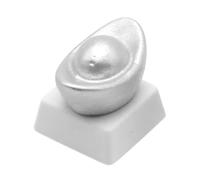 Gissroys Keycap Divertimento E Durabilità Dorato/Argento Dollaro Forma Per Tastiere Meccaniche Con Punta Crociata